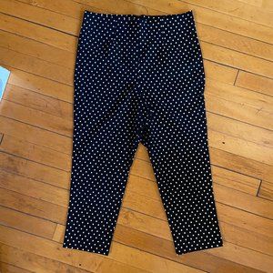 Size XL Polka Dot - Hell Bunny Pin Up Pedal Pusher